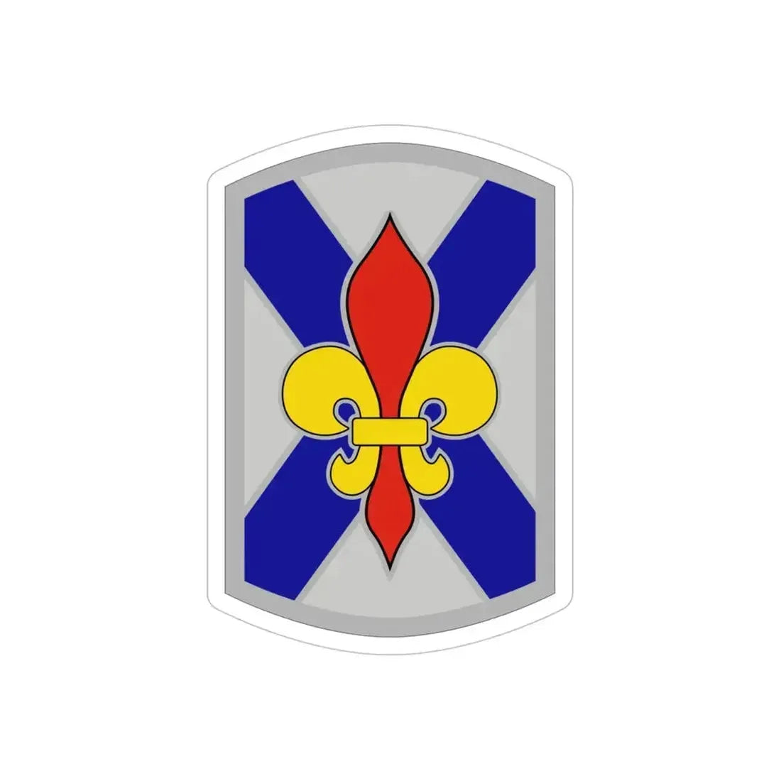256th Infantry Brigade Combat Team (U.S. Army) REVERSE PRINT Transparent Die-Cut STICKER 4 Inch Die-Cut Transparent - The Sticker Space