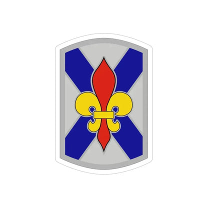 256th Infantry Brigade Combat Team (U.S. Army) REVERSE PRINT Transparent Die-Cut STICKER 4 Inch Die-Cut Transparent - The Sticker Space