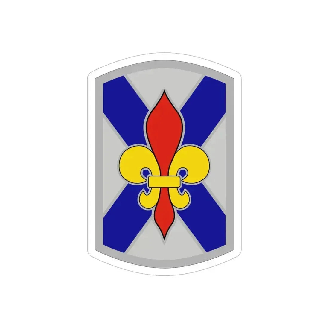 256th Infantry Brigade Combat Team (U.S. Army) REVERSE PRINT Transparent Die-Cut STICKER 5 Inch Die-Cut Transparent - The Sticker Space