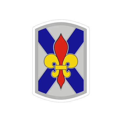 256th Infantry Brigade Combat Team (U.S. Army) REVERSE PRINT Transparent Die-Cut STICKER 6 Inch Die-Cut Transparent - The Sticker Space