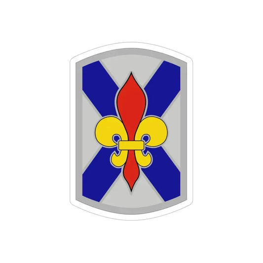 256th Infantry Brigade Combat Team (U.S. Army) REVERSE PRINT Transparent Die-Cut STICKER 6 Inch Die-Cut Transparent - The Sticker Space