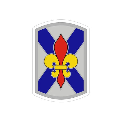 256th Infantry Brigade Combat Team (U.S. Army) REVERSE PRINT Transparent Die-Cut STICKER - The Sticker Space