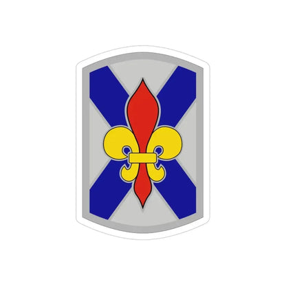 256th Infantry Brigade Combat Team (U.S. Army) REVERSE PRINT Transparent Die-Cut STICKER - The Sticker Space