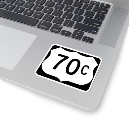 US 70C (Arkansas) (Road Sign) STICKER Vinyl Kiss-Cut Decal