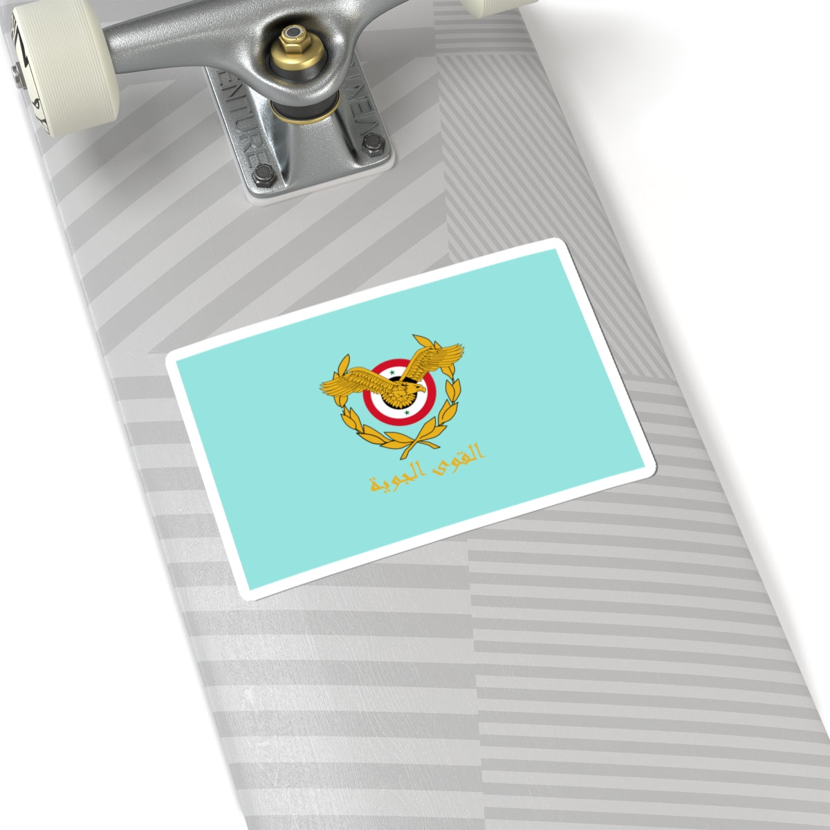 Flag of the Syrian Arab Air Force (Syria) STICKER Vinyl Kiss-Cut Decal