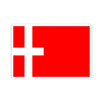 Drapeau de Montmelian (France) STICKER Vinyl Kiss-Cut Decal
