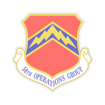 56th Operations Group (U.S. Air Force) STICKER Vinyl Kiss-Cut Decal-3 Inch-Transparent-The Sticker Space