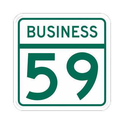 MD Route 59 Business (Maryland) (Road Sign) STICKER Vinyl Kiss-Cut Decal