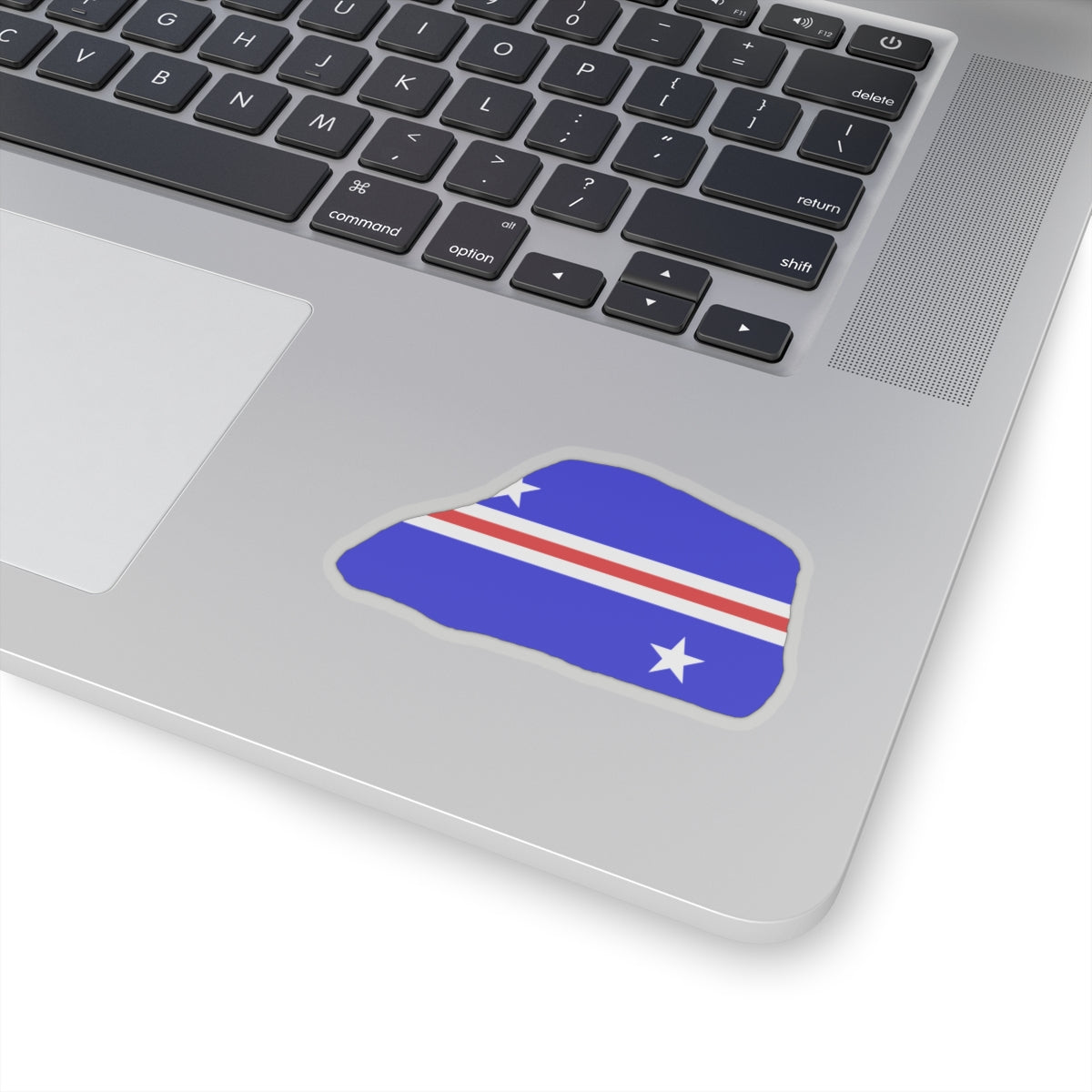 Jarvis Island flag map local (United States) STICKER Vinyl Kiss-Cut Decal