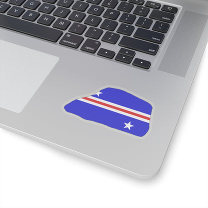 Jarvis Island flag map local (United States) STICKER Vinyl Kiss-Cut Decal