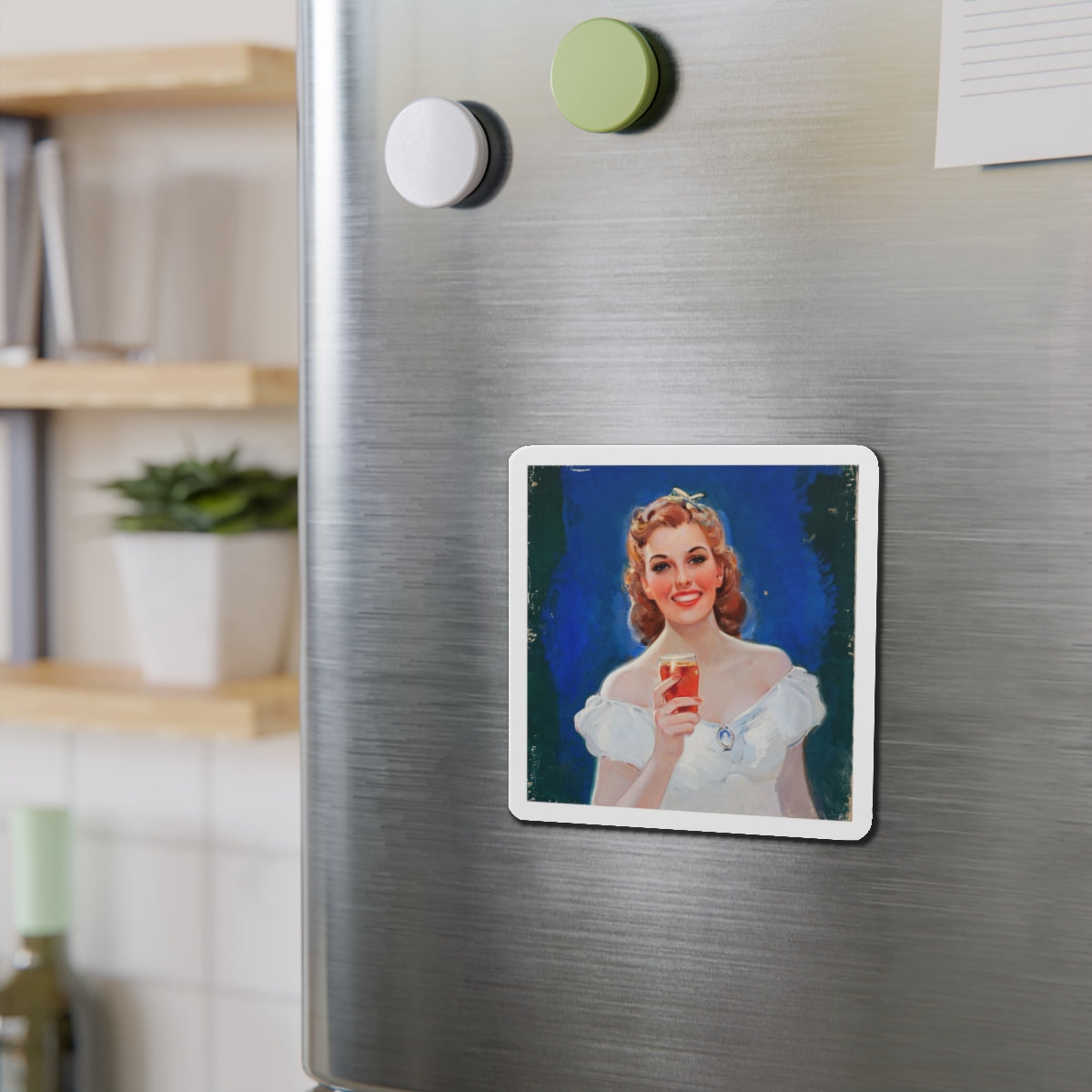 Soda ad illustration (Magazine Illustration) Refrigerator Magnet