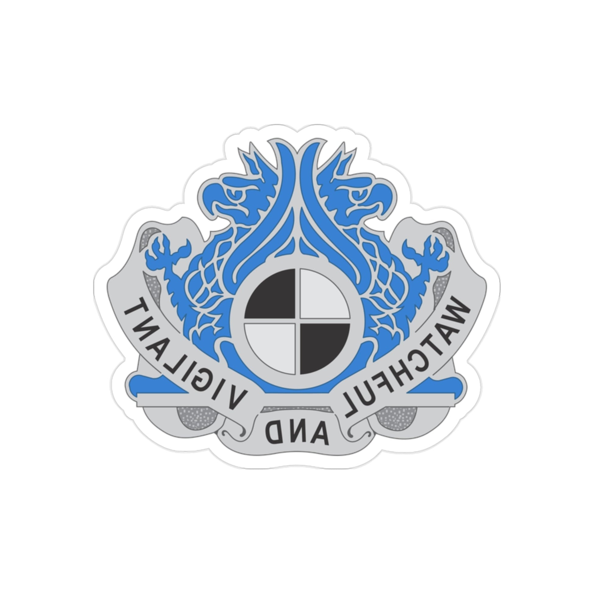 259 Military Intelligence Group (U.S. Army) REVERSE PRINT Transparent STICKER-2 Inch-The Sticker Space