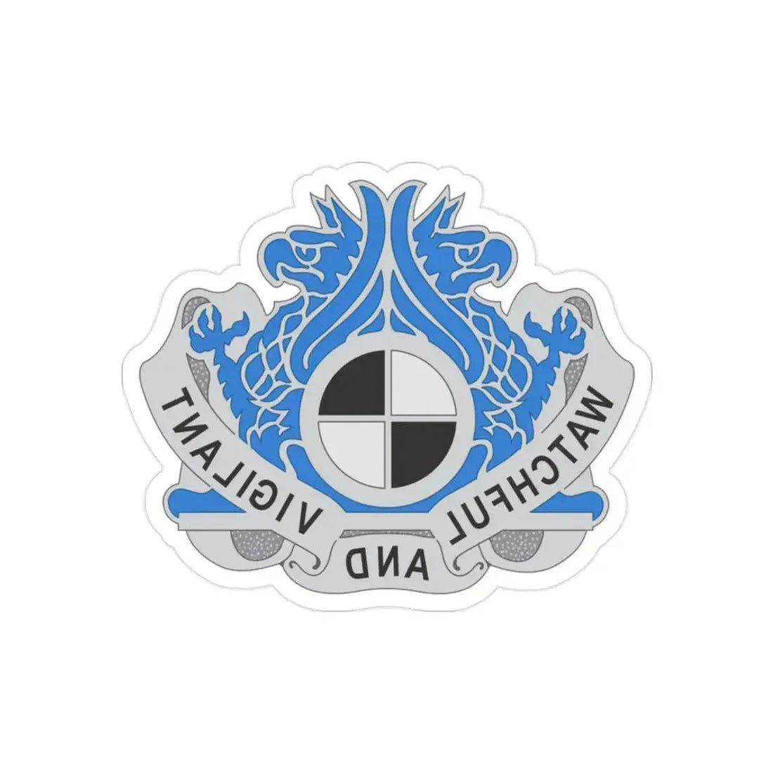259 Military Intelligence Group (U.S. Army) REVERSE PRINT Transparent Die-Cut STICKER - The Sticker Space