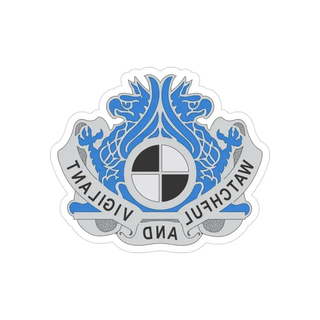 259 Military Intelligence Group (U.S. Army) REVERSE PRINT Transparent Die-Cut STICKER - The Sticker Space