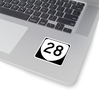 Virginia 28 (Virginia) (Road Sign) STICKER Vinyl Kiss-Cut Decal