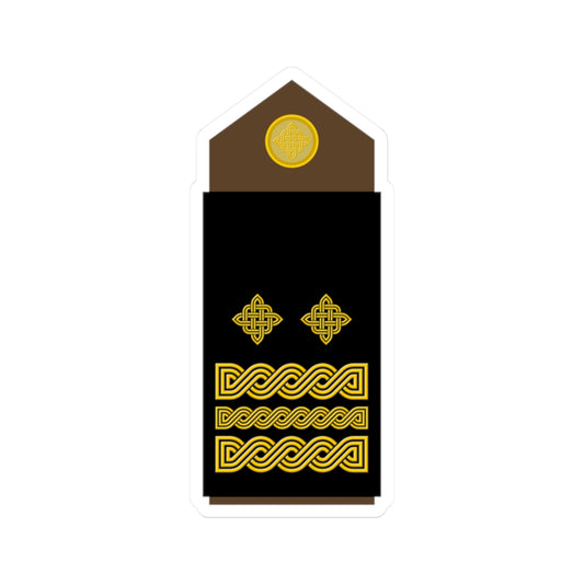 Army HRV OF 07 (Croatia) (Military Rank) STICKER Vinyl Kiss-Cut Decal