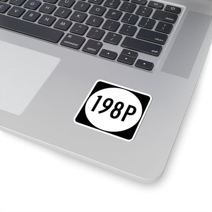 PR tertiary 198P (Puerto Rico) (Road Sign) STICKER Vinyl Kiss-Cut Decal