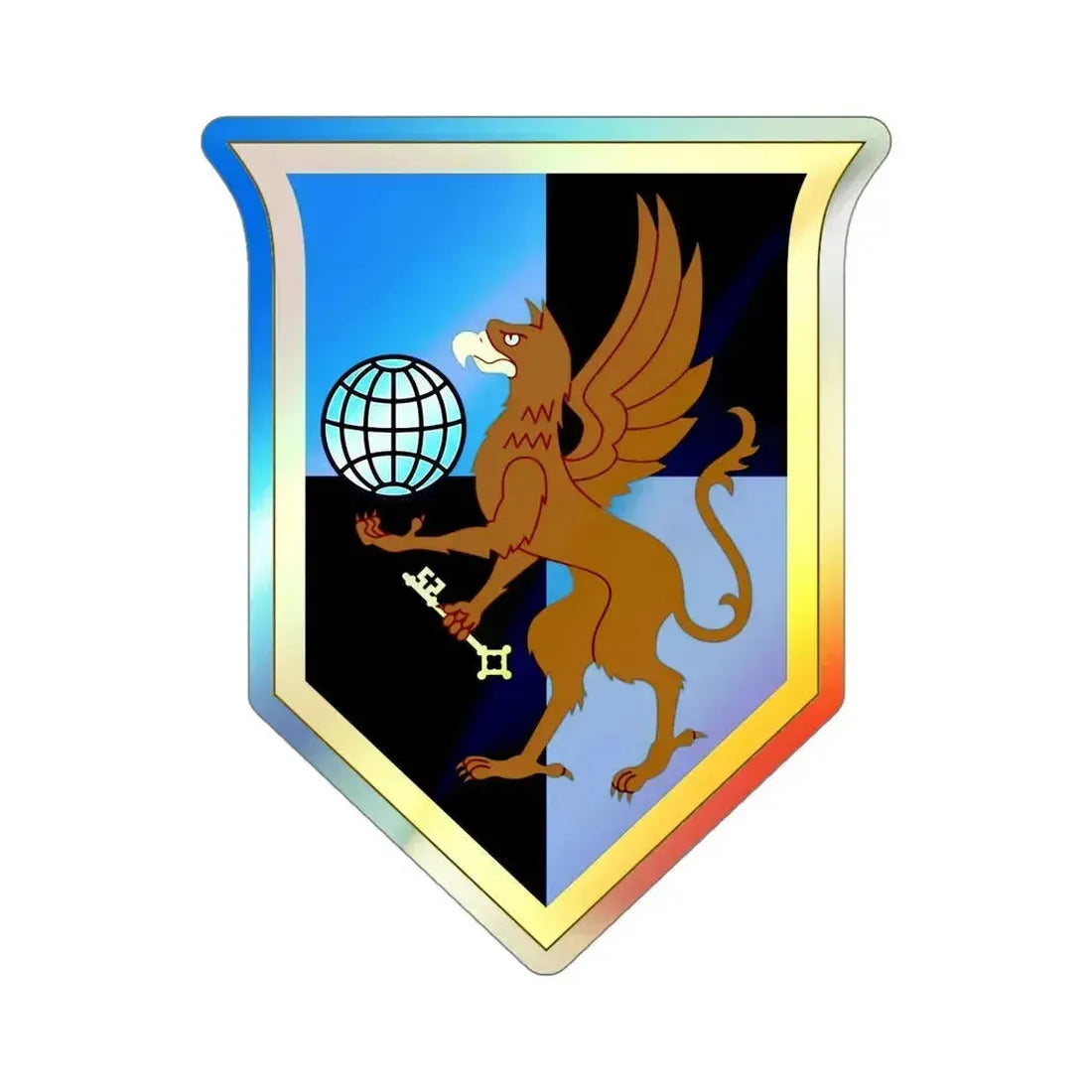 259th Military Intelligence Brigade (U.S. Army) Holographic STICKER Die-Cut Vinyl Decal 4 Inch Holographic - The Sticker Space