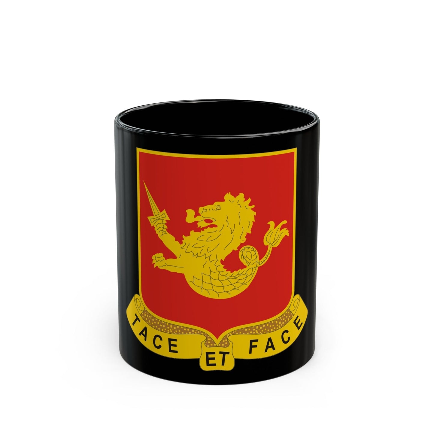 25th Field Artillery Regiment (U.S. Army) Black Coffee Mug-11oz-The Sticker Space