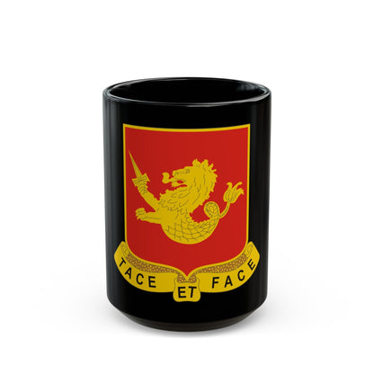 25th Field Artillery Regiment (U.S. Army) Black Coffee Mug-15oz-The Sticker Space