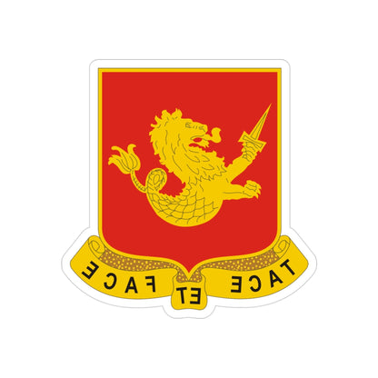 25th Field Artillery Regiment (U.S. Army) REVERSE PRINT Transparent STICKER-3 Inch-The Sticker Space