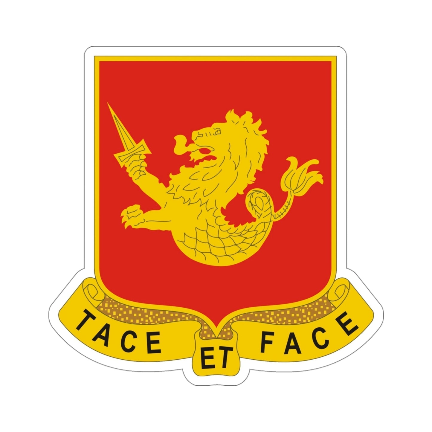 25th Field Artillery Regiment (U.S. Army) STICKER Vinyl Die-Cut Decal-4 Inch-The Sticker Space