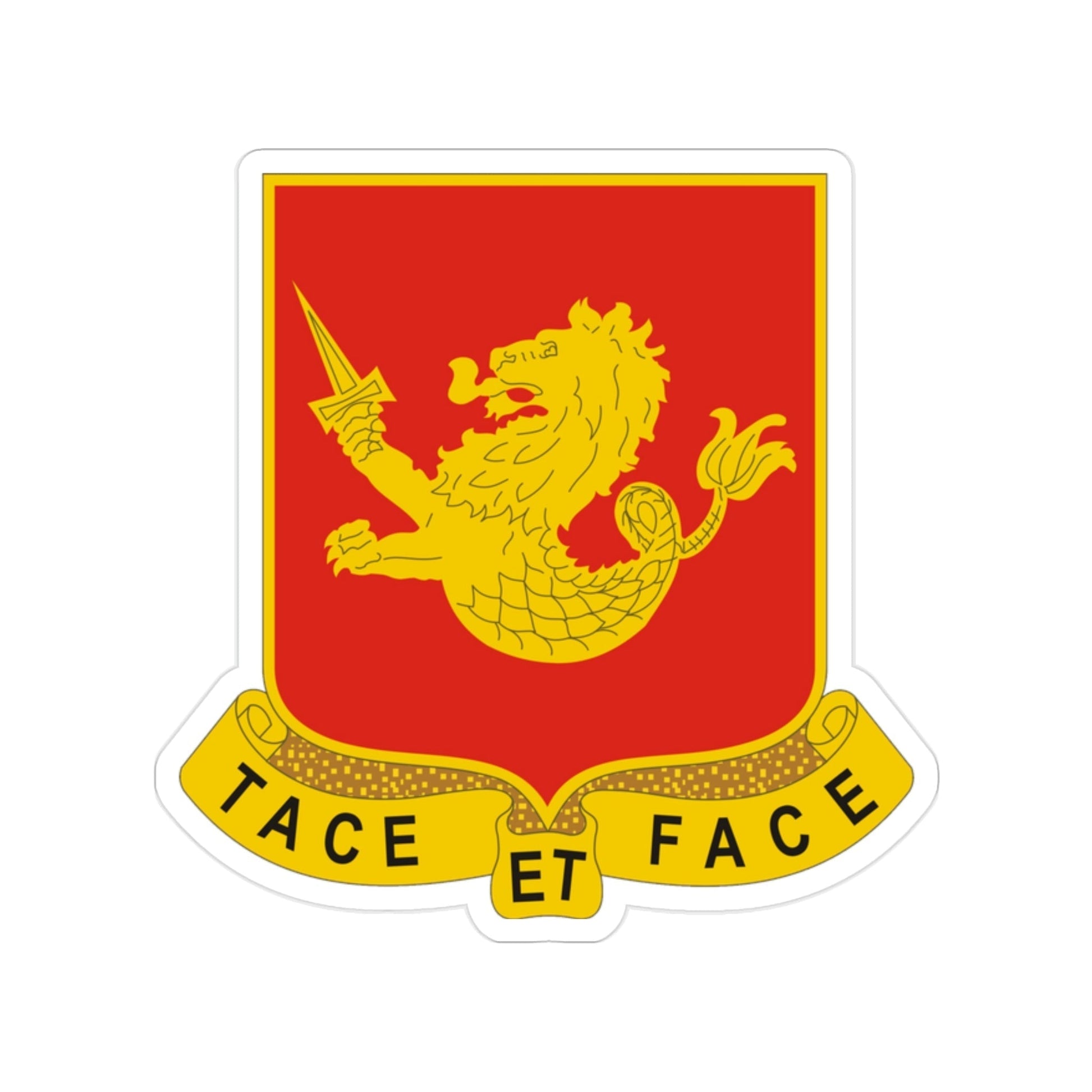 25th Field Artillery Regiment (U.S. Army) Transparent STICKER Die-Cut Vinyl Decal-2 Inch-The Sticker Space