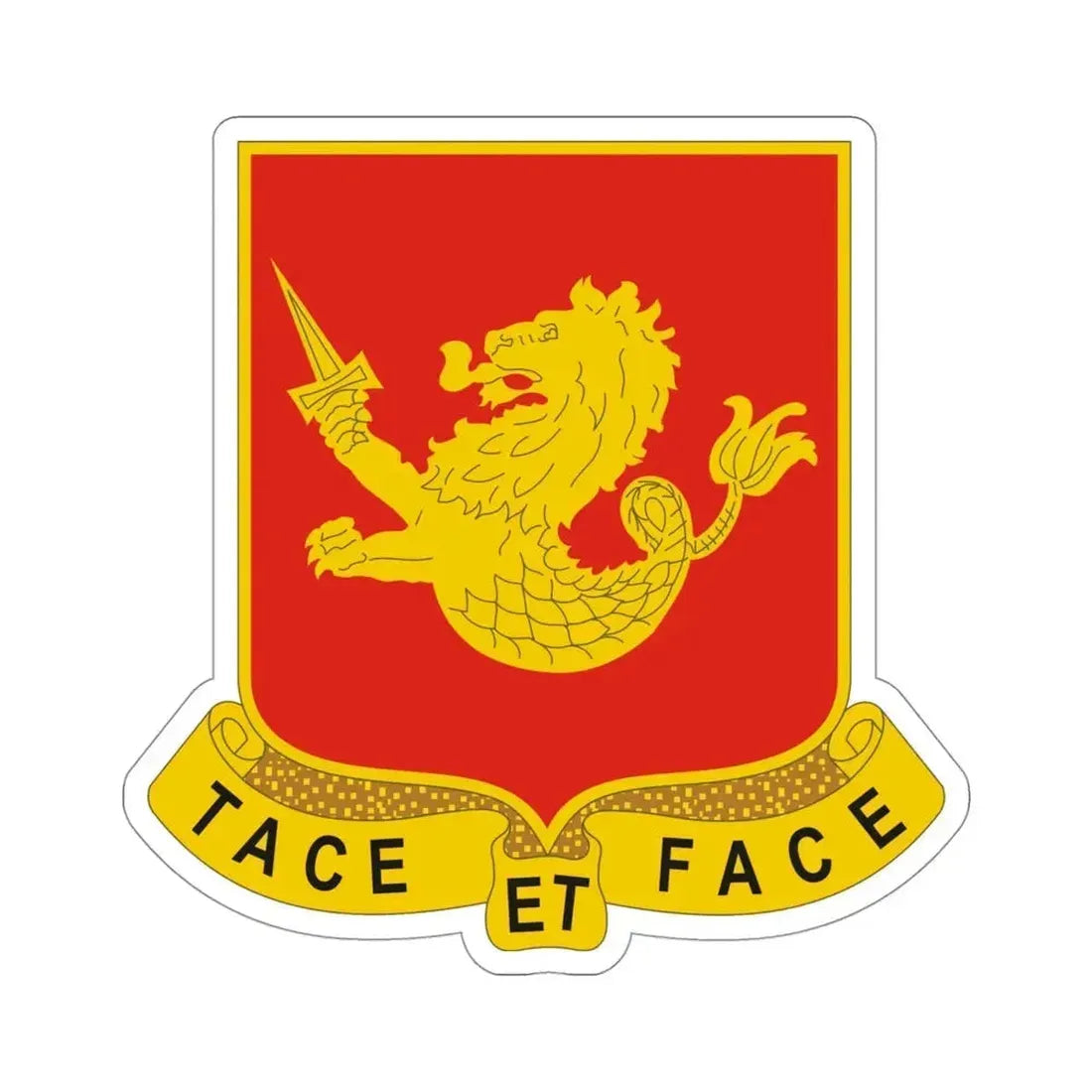 25th Field Artillery Regiment (U.S. Army) STICKER Vinyl Die-Cut Decal 4 Inch - The Sticker Space