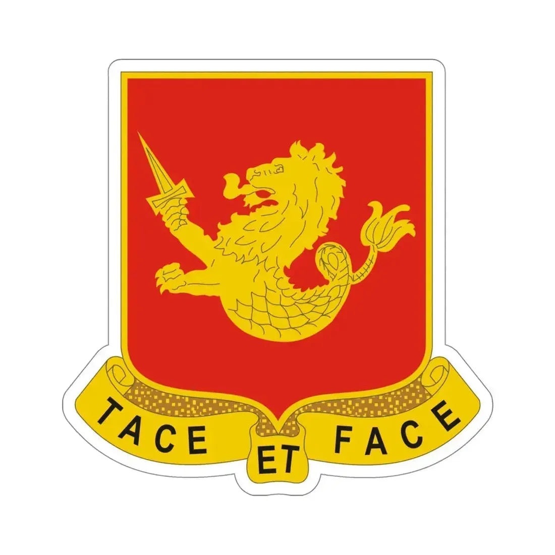 25th Field Artillery Regiment (U.S. Army) STICKER Vinyl Die-Cut Decal 5 Inch - The Sticker Space