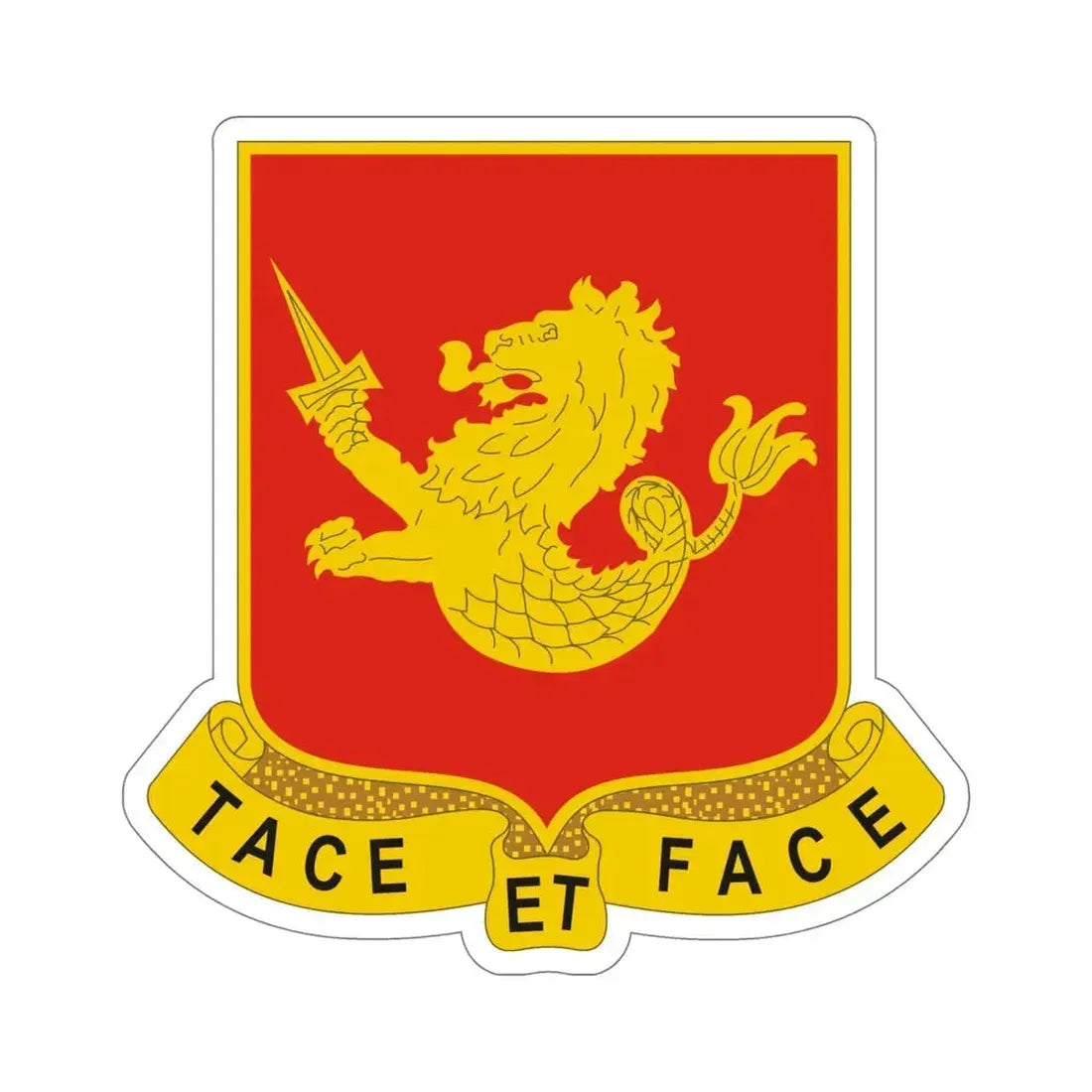 25th Field Artillery Regiment (U.S. Army) STICKER Vinyl Die-Cut Decal 6 Inch - The Sticker Space