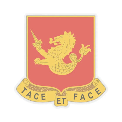 25th Field Artillery Regiment (U.S. Army) STICKER Vinyl Kiss-Cut Decal 3 Inch Transparent - The Sticker Space