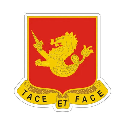 25th Field Artillery Regiment (U.S. Army) STICKER Vinyl Kiss-Cut Decal 4 Inch White - The Sticker Space