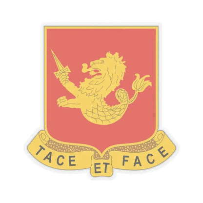 25th Field Artillery Regiment (U.S. Army) STICKER Vinyl Kiss-Cut Decal 6 Inch Transparent - The Sticker Space