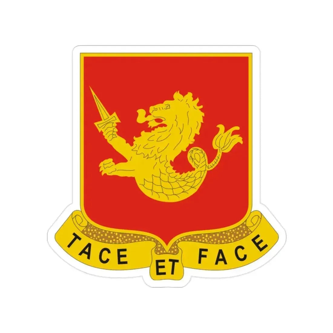 25th Field Artillery Regiment (U.S. Army) Transparent STICKER Die-Cut Vinyl Decal 2 Inch - The Sticker Space
