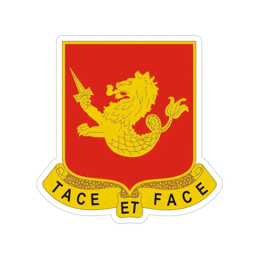 25th Field Artillery Regiment (U.S. Army) Transparent STICKER Die-Cut Vinyl Decal 6 Inch - The Sticker Space