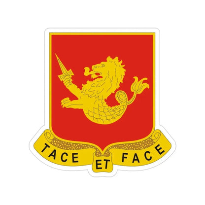 25th Field Artillery Regiment (U.S. Army) Transparent STICKER Die-Cut Vinyl Decal - The Sticker Space