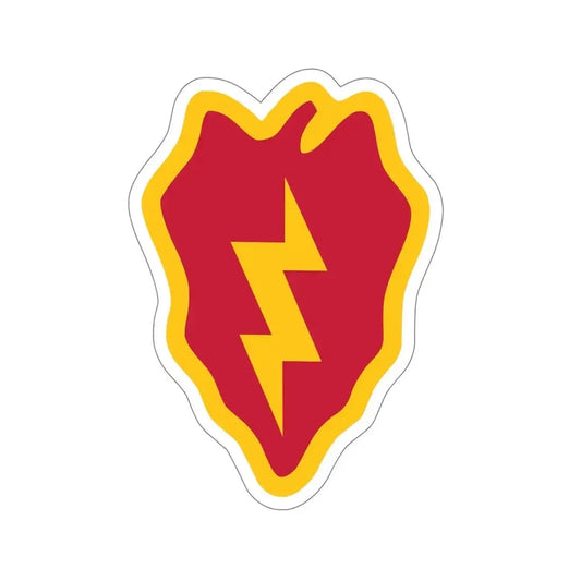 25th Infantry Division (U.S. Army) STICKER Vinyl Die-Cut Decal 6 Inch - The Sticker Space