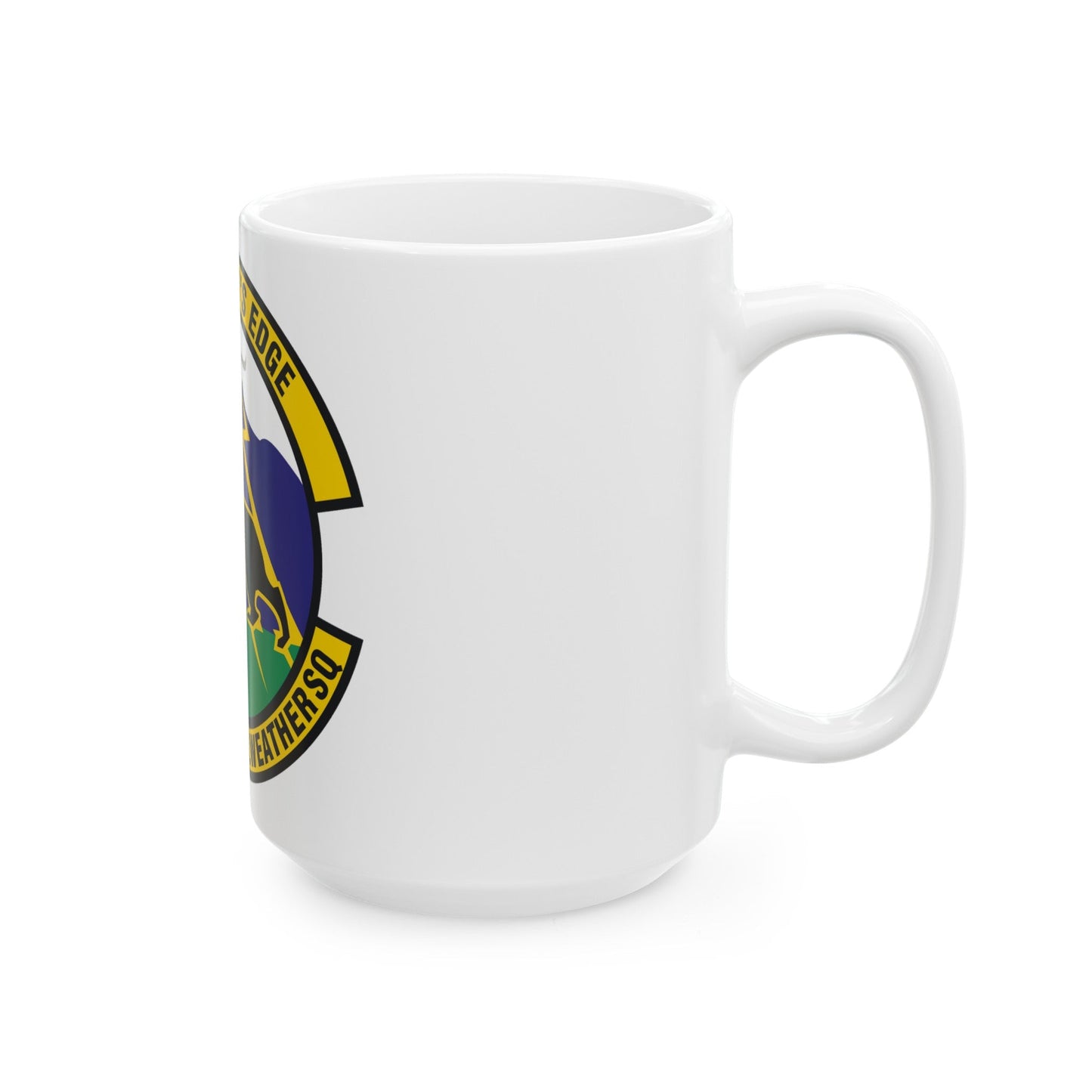 25th Operational Weather Squadron (U.S. Air Force) White Coffee Mug-The Sticker Space