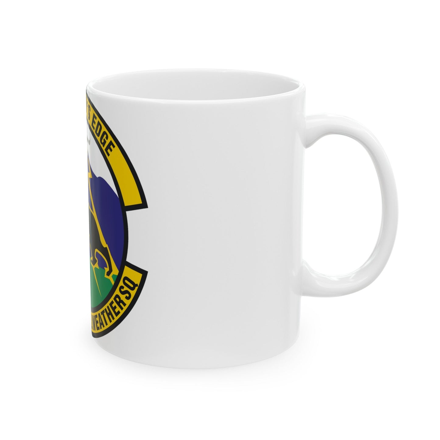 25th Operational Weather Squadron (U.S. Air Force) White Coffee Mug-The Sticker Space