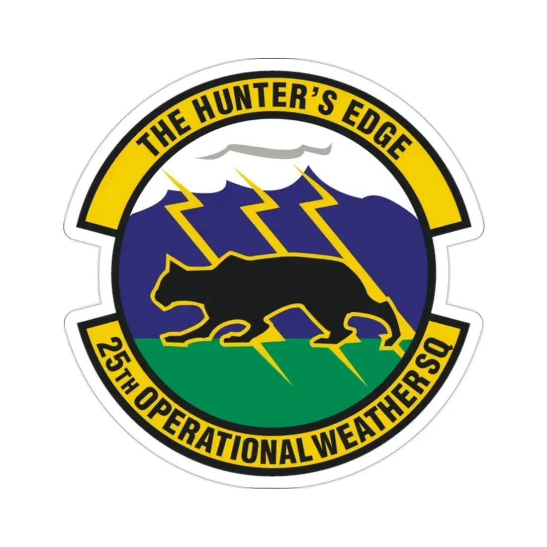 25th Operational Weather Squadron (U.S. Air Force) STICKER Vinyl Die-Cut Decal - The Sticker Space