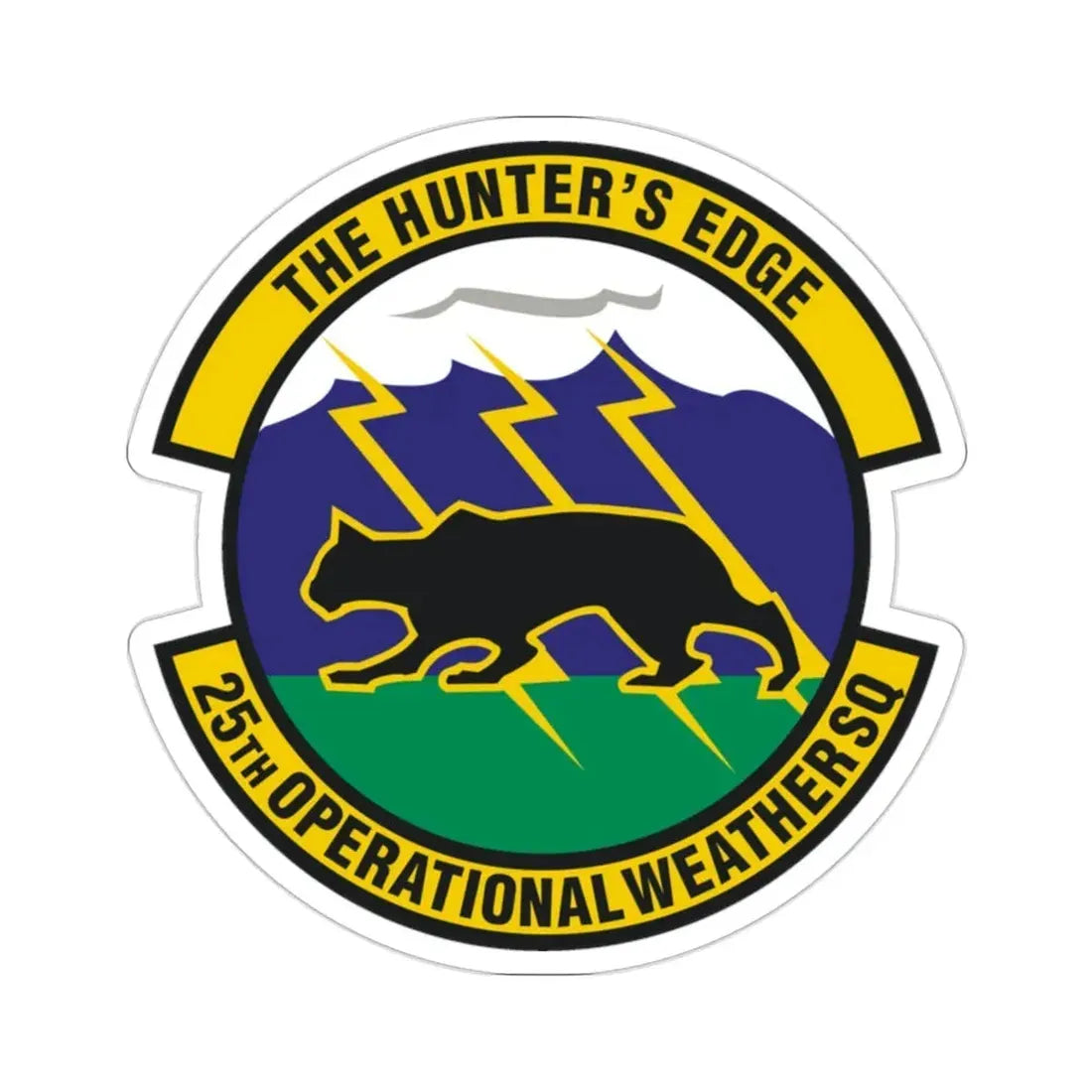 25th Operational Weather Squadron (U.S. Air Force) STICKER Vinyl Die-Cut Decal - The Sticker Space