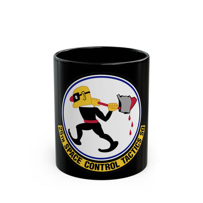 25th Space Control Tactics Squadron (U.S. Air Force) Black Coffee Mug-11oz-The Sticker Space