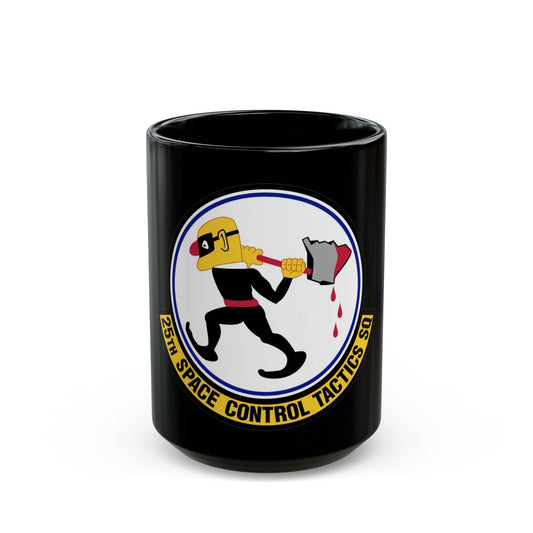 25th Space Control Tactics Squadron (U.S. Air Force) Black Coffee Mug-15oz-The Sticker Space