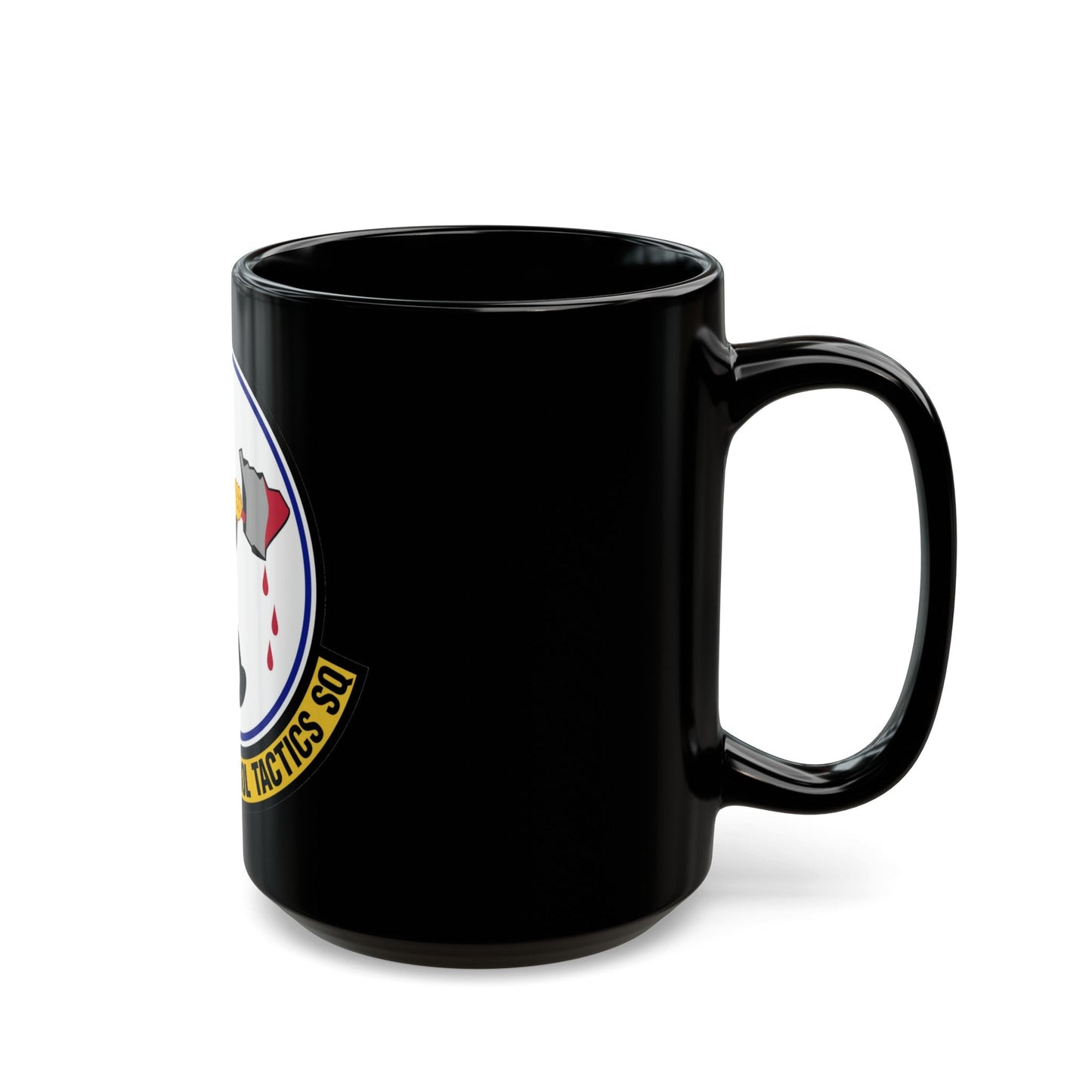 25th Space Control Tactics Squadron (U.S. Air Force) Black Coffee Mug-The Sticker Space