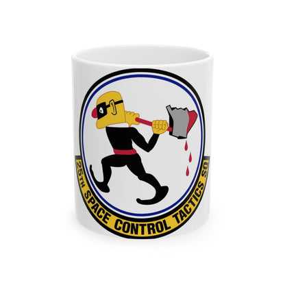 25th Space Control Tactics Squadron (U.S. Air Force) White Coffee Mug-11oz-The Sticker Space