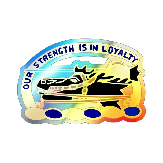 26 Cavalry Regiment (U.S. Army) Holographic STICKER Die-Cut Vinyl Decal 6 Inch Holographic - The Sticker Space