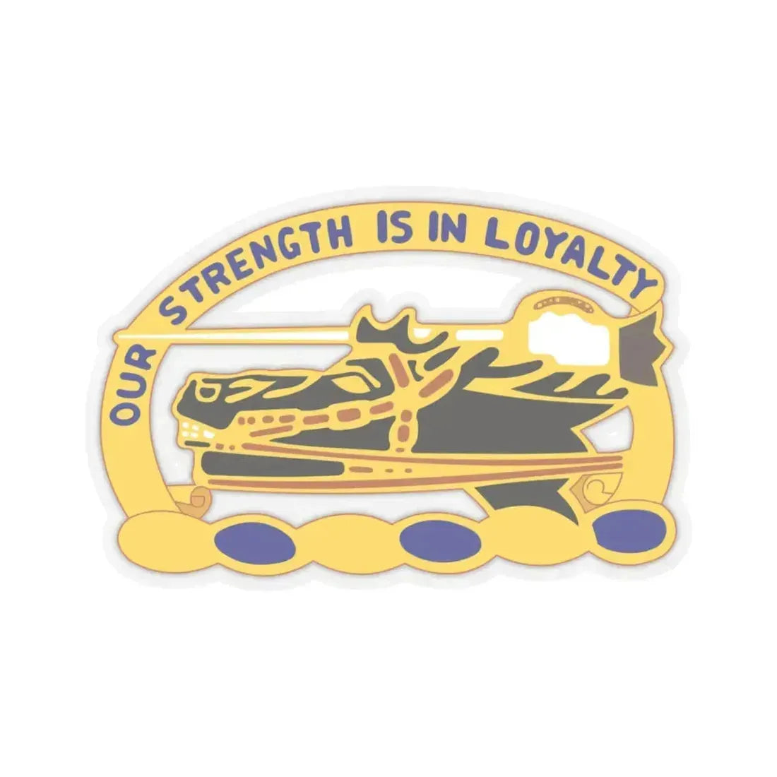 26 Cavalry Regiment (U.S. Army) STICKER Vinyl Kiss-Cut Decal 3 Inch Transparent - The Sticker Space