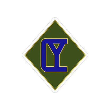 26 Maneuver Enhancement Brigade (U.S. Army) REVERSE PRINT Transparent Die-Cut STICKER 4 Inch Die-Cut Transparent - The Sticker Space