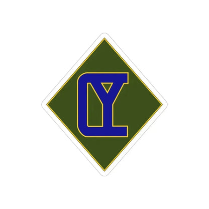 26 Maneuver Enhancement Brigade (U.S. Army) REVERSE PRINT Transparent Die-Cut STICKER 5 Inch Die-Cut Transparent - The Sticker Space