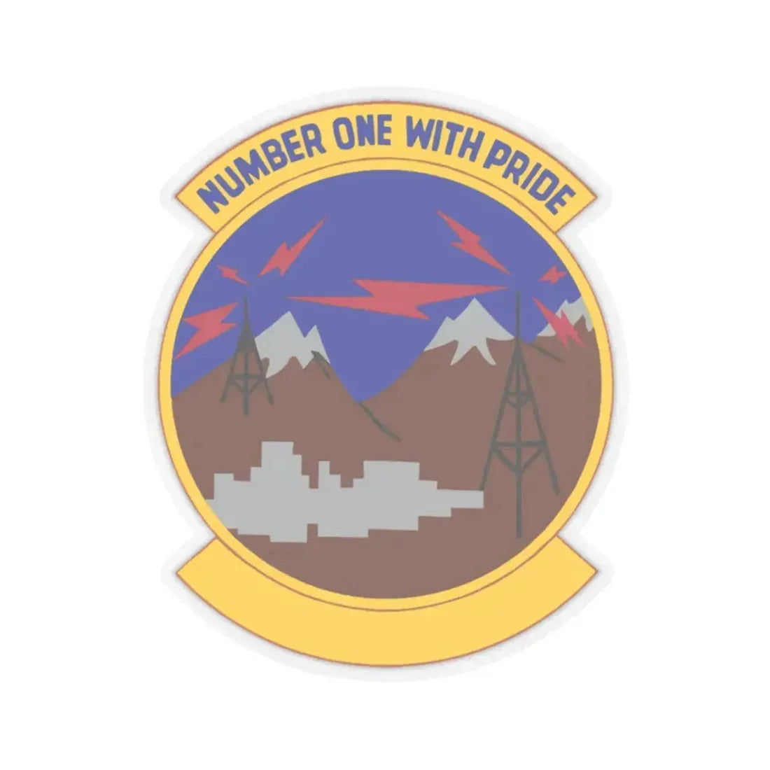26 Network Operations Squadron ACC (U.S. Air Force) STICKER Vinyl Kiss-Cut Decal 2 Inch Transparent - The Sticker Space